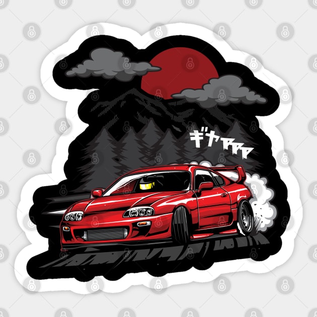 Toyota Supra Sticker by JDMAPEX